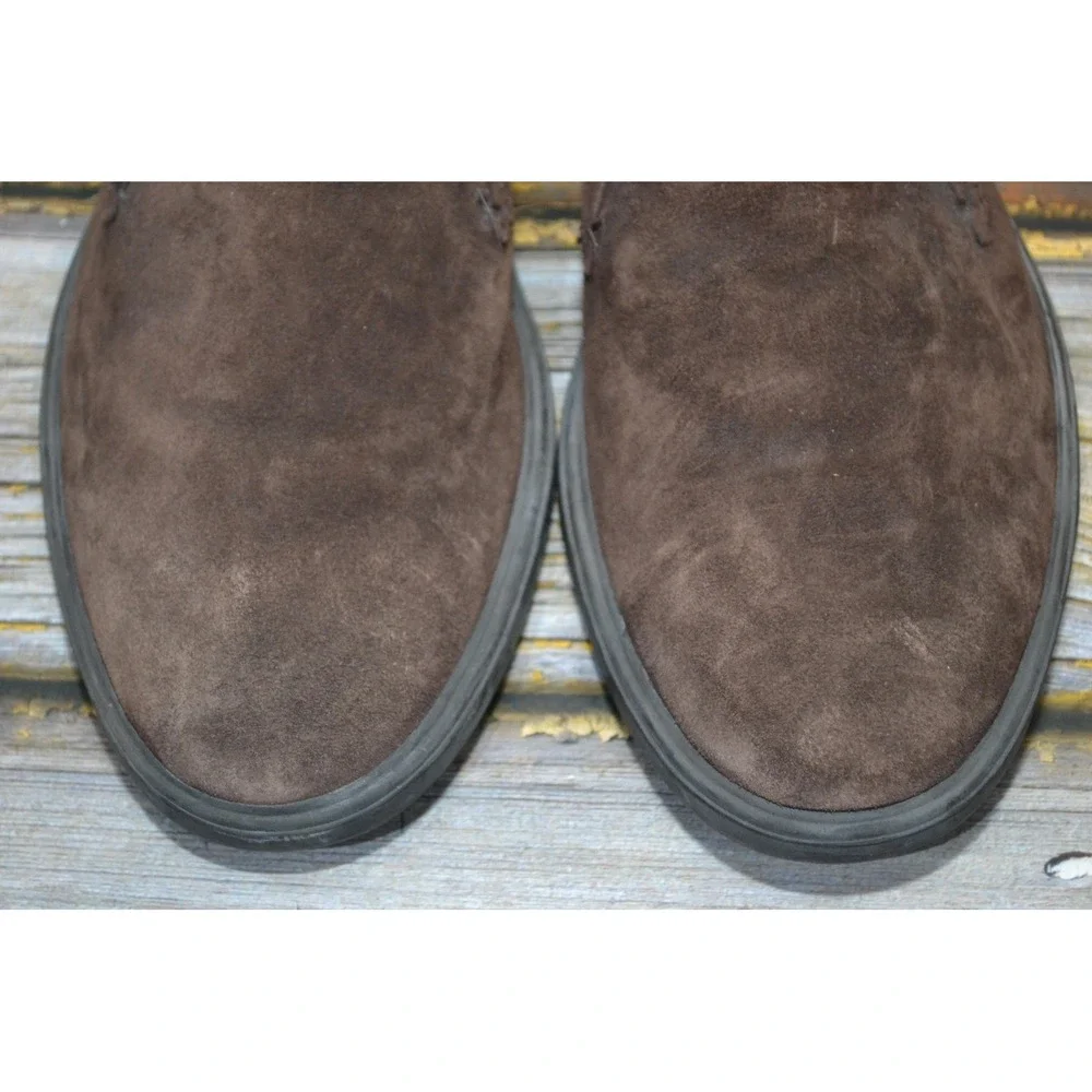 Peter Millar Boots Mens 13 Brown Suede Slip On Ankle Casual Collection Shoes